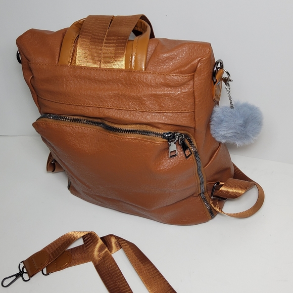 Women Backpack Purses PU Leather Waterproof Daypack Casual Shoulder satchel bag - Picture 8 of 12